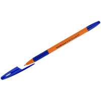 Шариковая ручка Erich Krause R-301 Orange Stick&Grip синяя, 0.7мм, 39531
